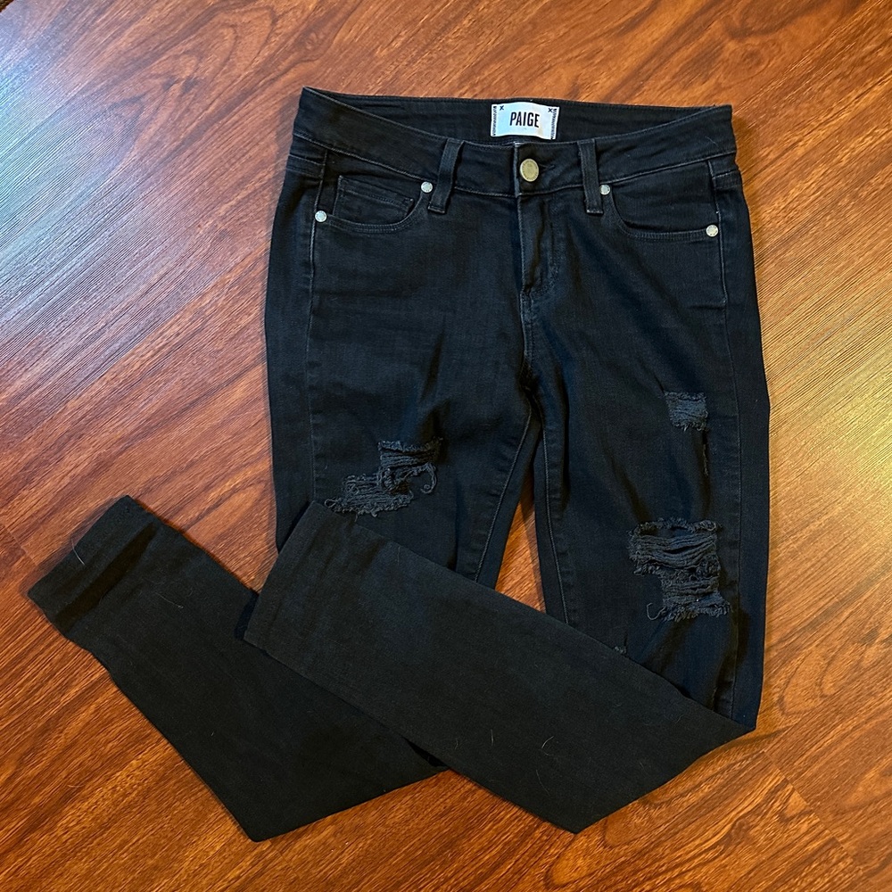 Paige Ripped skinny jeans